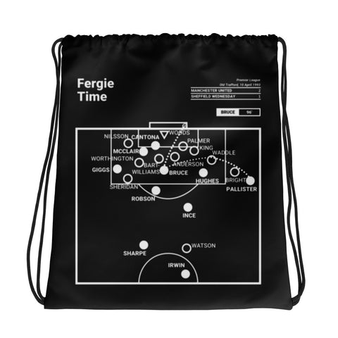 Greatest Manchester United Plays Drawstring Bag: Fergie Time (1993)