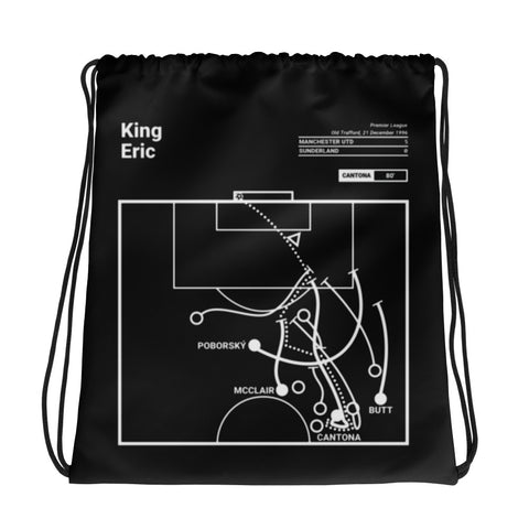 Greatest Manchester United Plays Drawstring Bag: King Eric (1996)