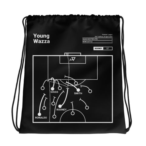 Greatest Manchester United Plays Drawstring Bag: Young Wazza (2005)