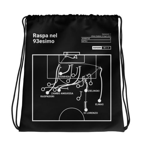 Greatest Napoli Plays Drawstring Bag: Raspa nel 93esimo (2023)