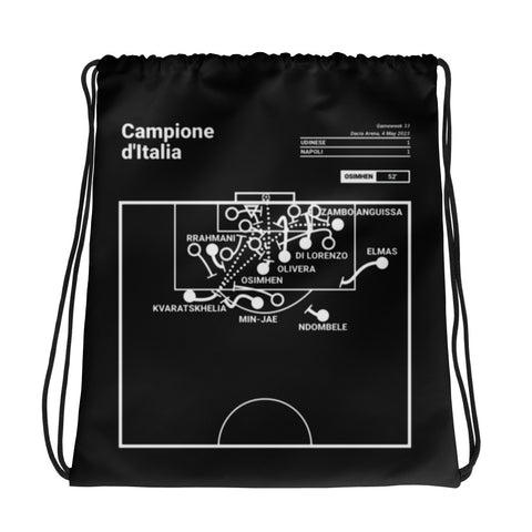 Greatest Napoli Plays Drawstring Bag: Campione d'Italia (2023)