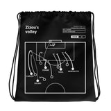 Greatest Real Madrid Plays Drawstring Bag: Zizou's volley (2002)