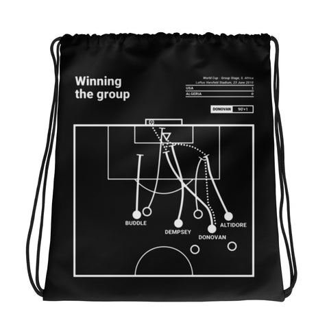 Greatest USMNT Plays Drawstring Bag: Winning the group (2010)