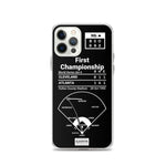 Greatest Braves Plays iPhone Case: First Championship (1995)