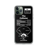 Greatest Marlins Plays iPhone Case: The Collision (2003)