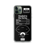 Texas Rangers Greatest Plays iPhone Case: Headed to the Series (2010)