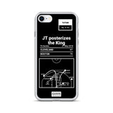 Greatest Celtics Plays iPhone Case: JT posterizes the King (2018)