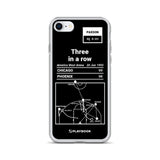 Greatest Bulls Plays iPhone Case: Three in a row (1993)