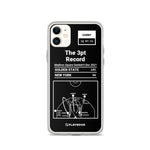 Greatest Warriors Plays iPhone Case: The 3pt Record (2021)