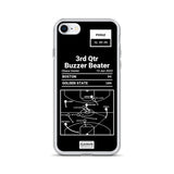 Greatest Warriors Plays iPhone Case: 3rd Qtr Buzzer Beater (2022)