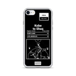 Greatest Lakers Plays iPhone Case: Kobe to Shaq (2000)