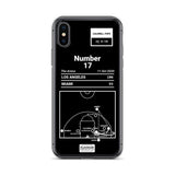 Greatest Lakers Plays iPhone Case: Number 17 (2020)
