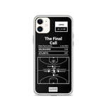Greatest Bucks Plays iPhone Case: The Final Call (2021)
