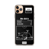 Greatest Bucks Plays iPhone Case: We did it (2021)