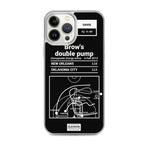 Greatest Pelicans Plays iPhone Case: Brow's double pump (2015)
