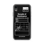 Greatest Navy Football Plays iPhone Case: Decade of Dominance (2012)