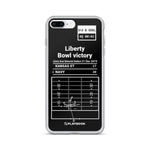 Greatest Navy Football Plays iPhone Case: Liberty Bowl victory (2019)
