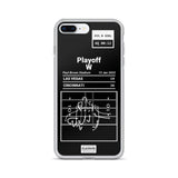 Greatest Bengals Plays iPhone Case: Playoff W (2022)