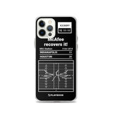 Greatest Colts Plays iPhone Case: McAfee recovers it! (2014)