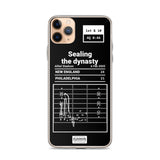 Greatest Patriots Plays iPhone Case: Sealing the dynasty (2005)