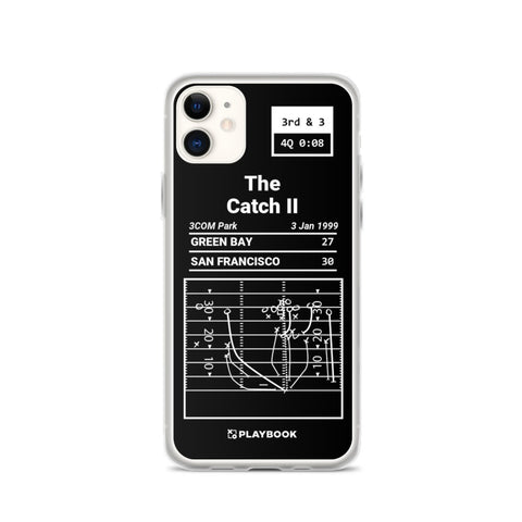 Greatest 49ers Plays iPhone Case: The Catch II (1999)