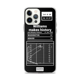 Greatest Commanders Plays iPhone Case: Williams makes history (1988)