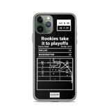 Greatest Commanders Plays iPhone Case: Rookies take it to playoffs (2012)