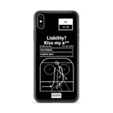 Greatest Avalanche Plays iPhone Case: Liability? Kiss my a** (2022)