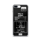 Greatest Argentina Plays iPhone Case: Dibu is golden (2022)