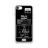 Greatest Argentina Plays iPhone Case: Dibu is golden (2022)