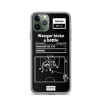 Greatest Arsenal Plays iPhone Case: Wenger kicks a bottle (2009)