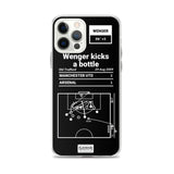 Greatest Arsenal Plays iPhone Case: Wenger kicks a bottle (2009)
