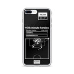 Greatest Arsenal Plays iPhone Case: 97th minute heroics (2023)