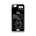 Greatest Barcelona Plays iPhone Case: Take a seat (2015)