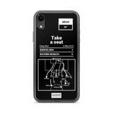 Greatest Barcelona Plays iPhone Case: Take a seat (2015)