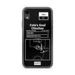 Greatest Chelsea Plays iPhone Case: Cole's Goal Clinches (2006)