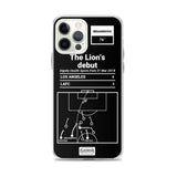 Greatest LA Galaxy Plays iPhone Case: The Lion's debut (2018)