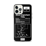 Greatest Manchester United Plays iPhone Case: Most Important Title (1968)