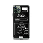 Greatest Manchester United Plays iPhone Case: Denying the Treble (1977)