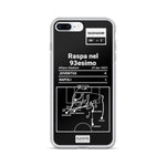Greatest Napoli Plays iPhone Case: Raspa nel 93esimo (2023)