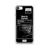 Greatest Real Madrid Plays iPhone Case: Best in Europe (1986)