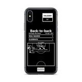 Greatest Real Madrid Plays iPhone Case: Back-to-back (1987)