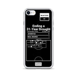 Greatest Real Madrid Plays iPhone Case: Ending a 31-Year Drought (1998)