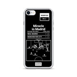 Greatest Real Madrid Plays iPhone Case: Miracle in Madrid (2022)