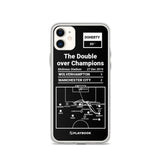 Greatest Wolves Plays iPhone Case: The Double over Champions (2019)