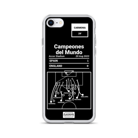 Greatest Spain Plays iPhone Case: Campeones del Mundo (2023)
