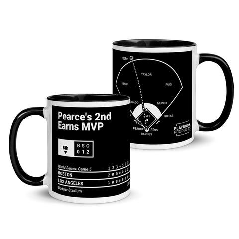 Greatest Red Sox Plays Mug: Pearce's 2nd Earns MVP (2018)