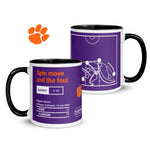 Greatest Clemson Basketball Plays Mug: Spin move and the foul (2020)
