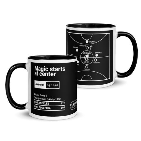 Greatest Lakers Plays Mug: Magic starts at center (1980)