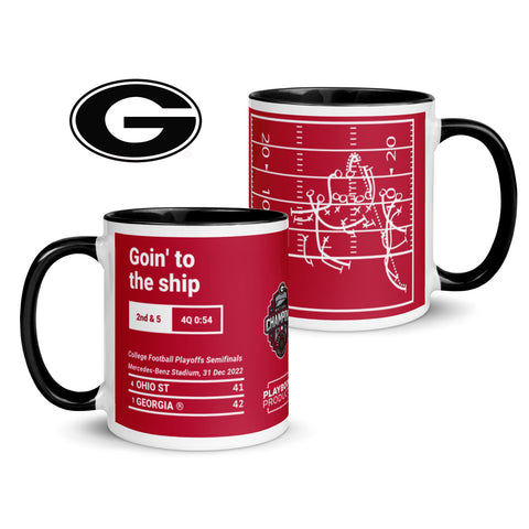 Greatest Georgia Football Plays Mug: Goin' to the ship (2022)